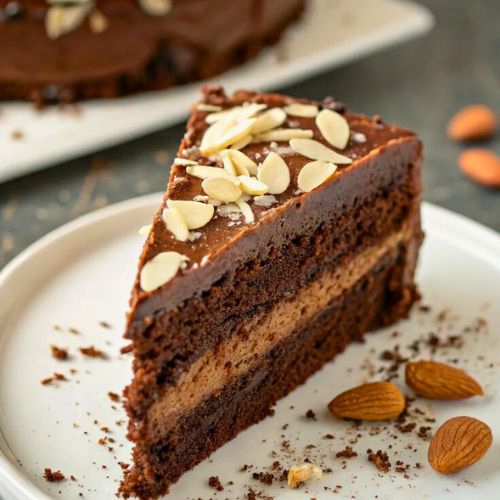 Chocolate Almond Cake, a gluten-free recipe from the book